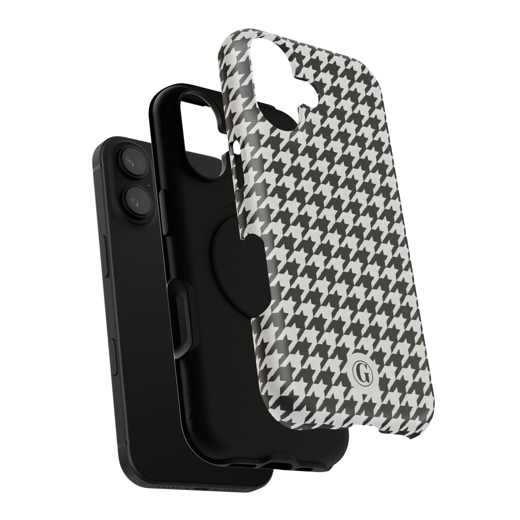 Houndstooth Print Phone Case