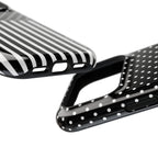 B&W Polka Dots x Stripes Phone Case