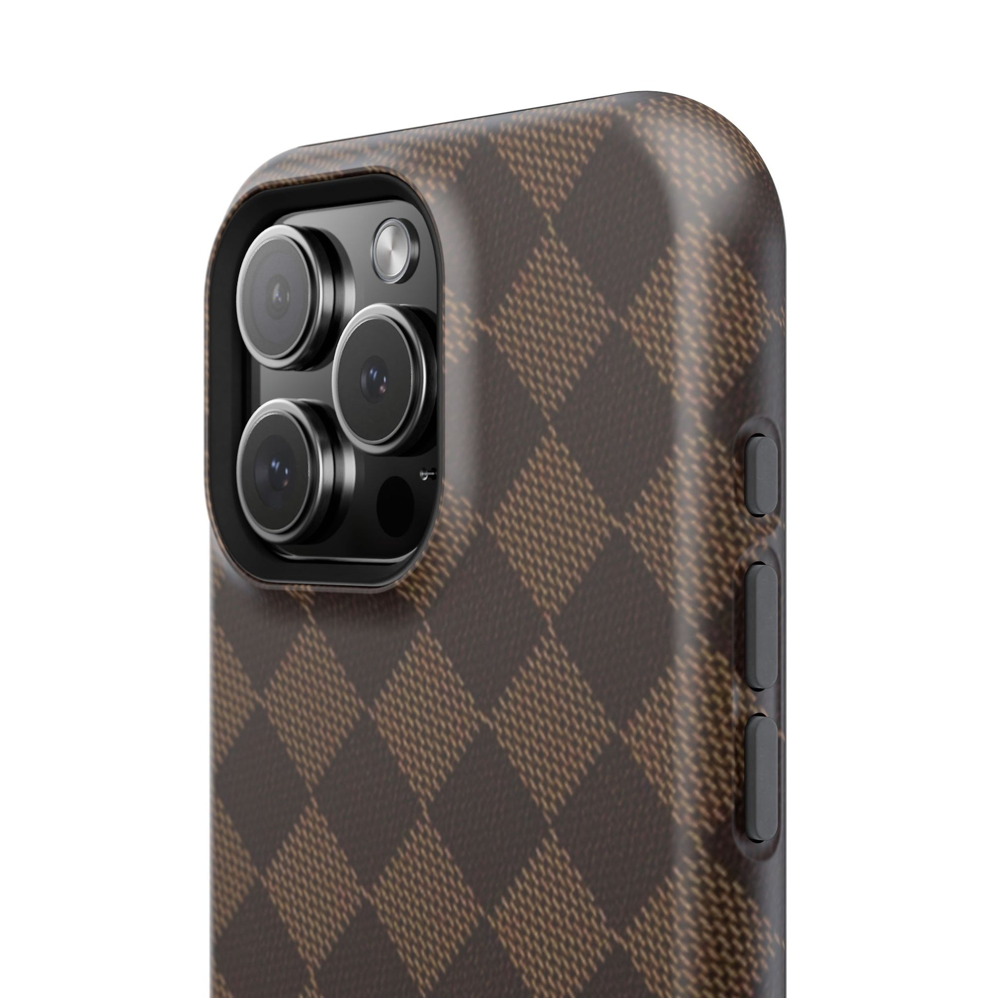 Brown Checkmate Phone Case