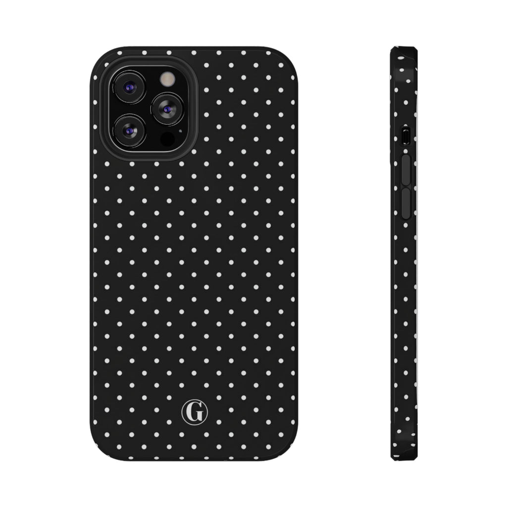 Black Polka Dots Phone Case