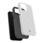 White Polka Dots Phone Case