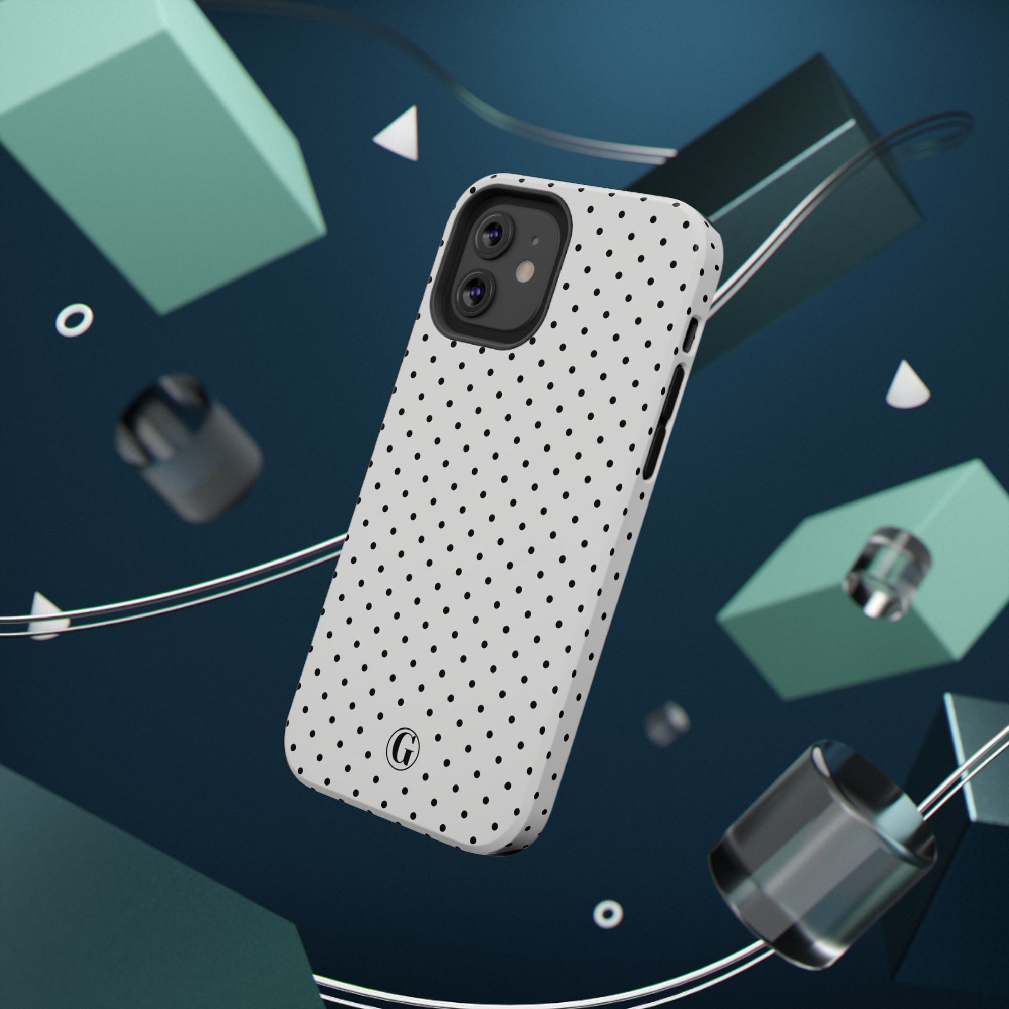 White Polka Dots Phone Case