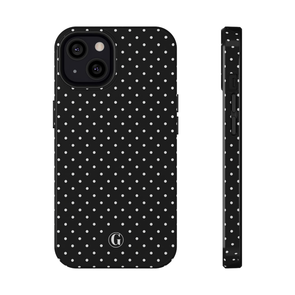 Black Polka Dots Phone Case