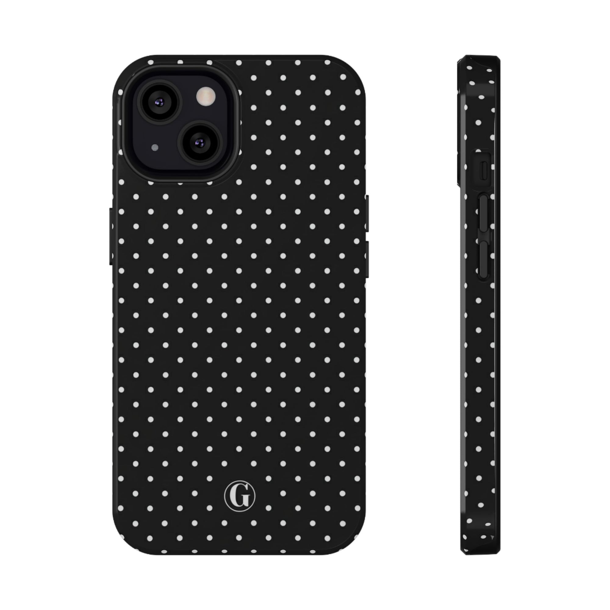 Black Polka Dots Phone Case