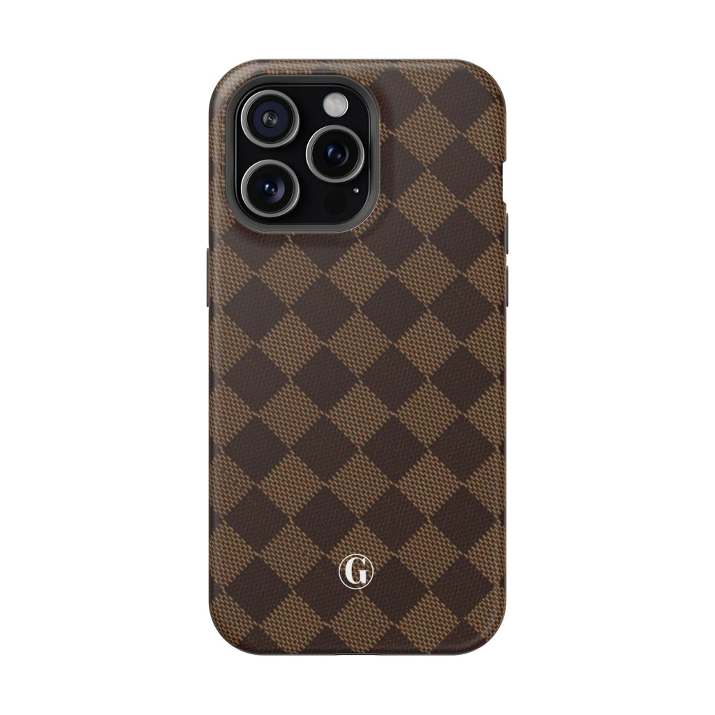 Brown Checkmate Phone Case