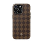 Brown Checkmate Phone Case