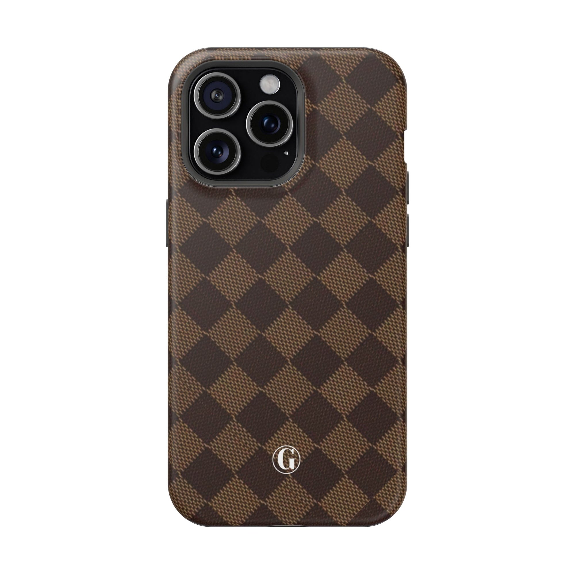 Brown Checkmate Phone Case