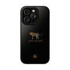 Black 'Peace of Mind' Panther Phone Case