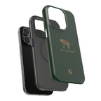 Emerald Green 'Peace of Mind' Panther Phone Case