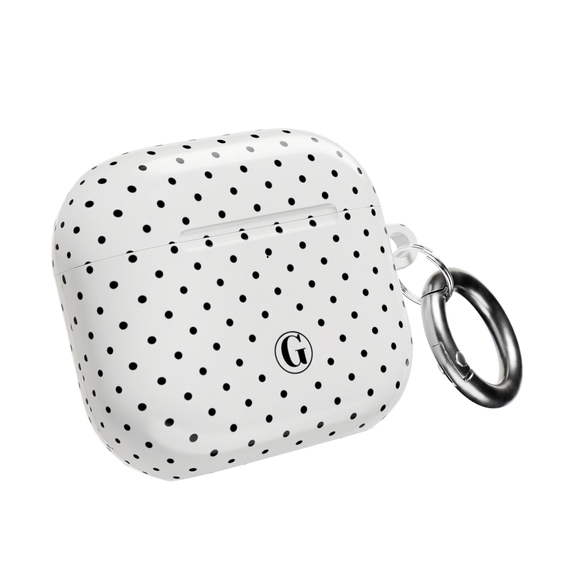 White Polka Dot AirPod Case