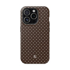 Brown Polka Dots Phone Case