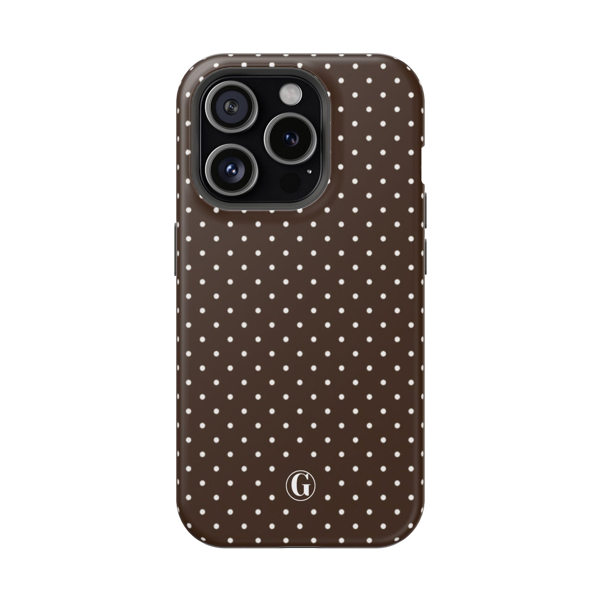 Brown Polka Dots Phone Case