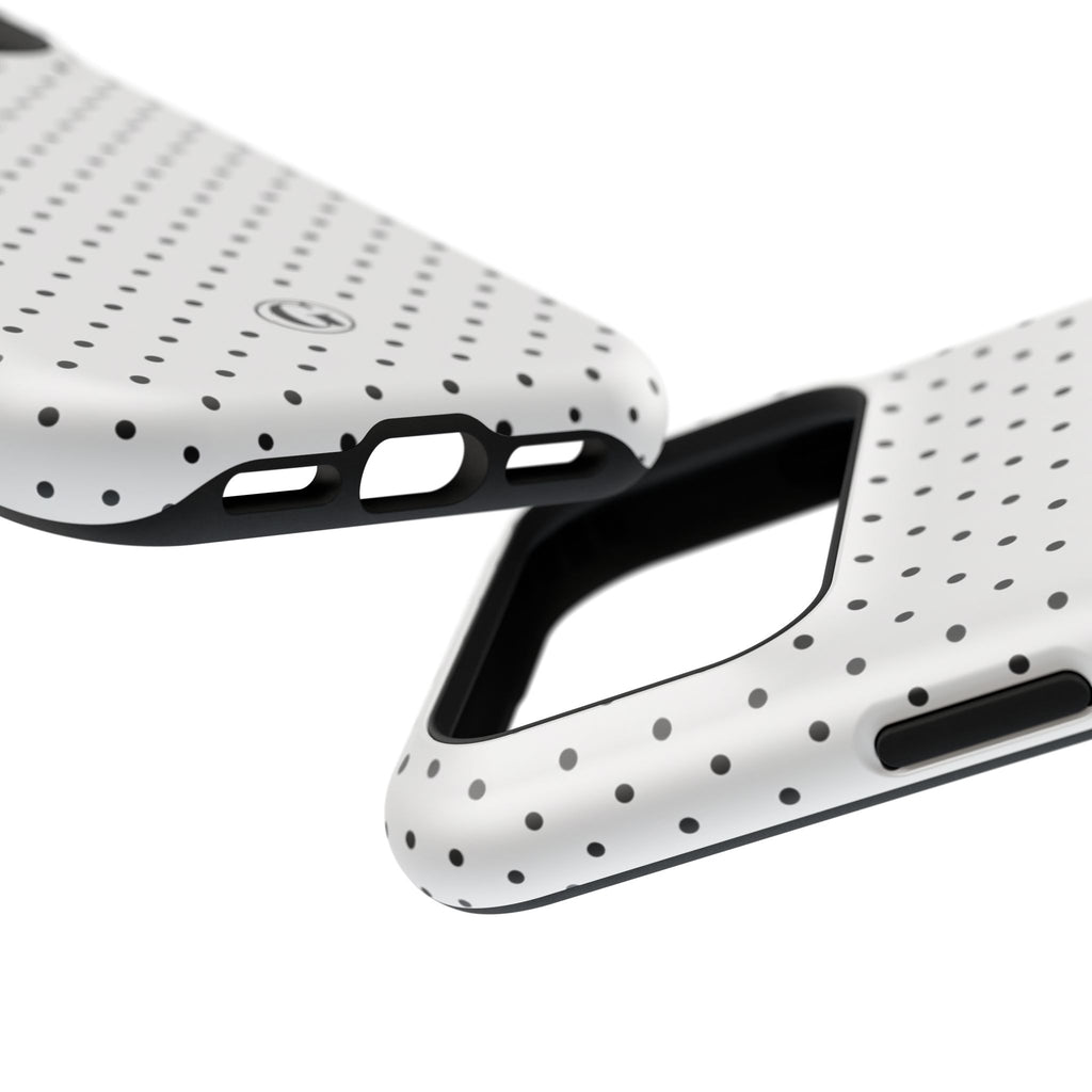 White Polka Dots Phone Case