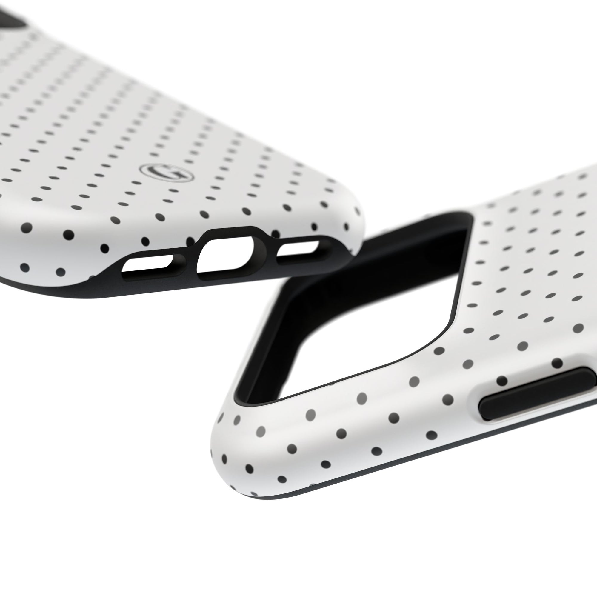 White Polka Dots Phone Case