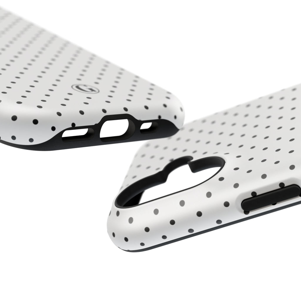 White Polka Dots Phone Case