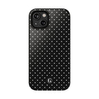 Black Polka Dots Phone Case
