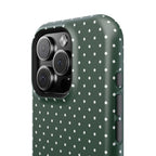 Emerald Green Polka Dots Phone Case