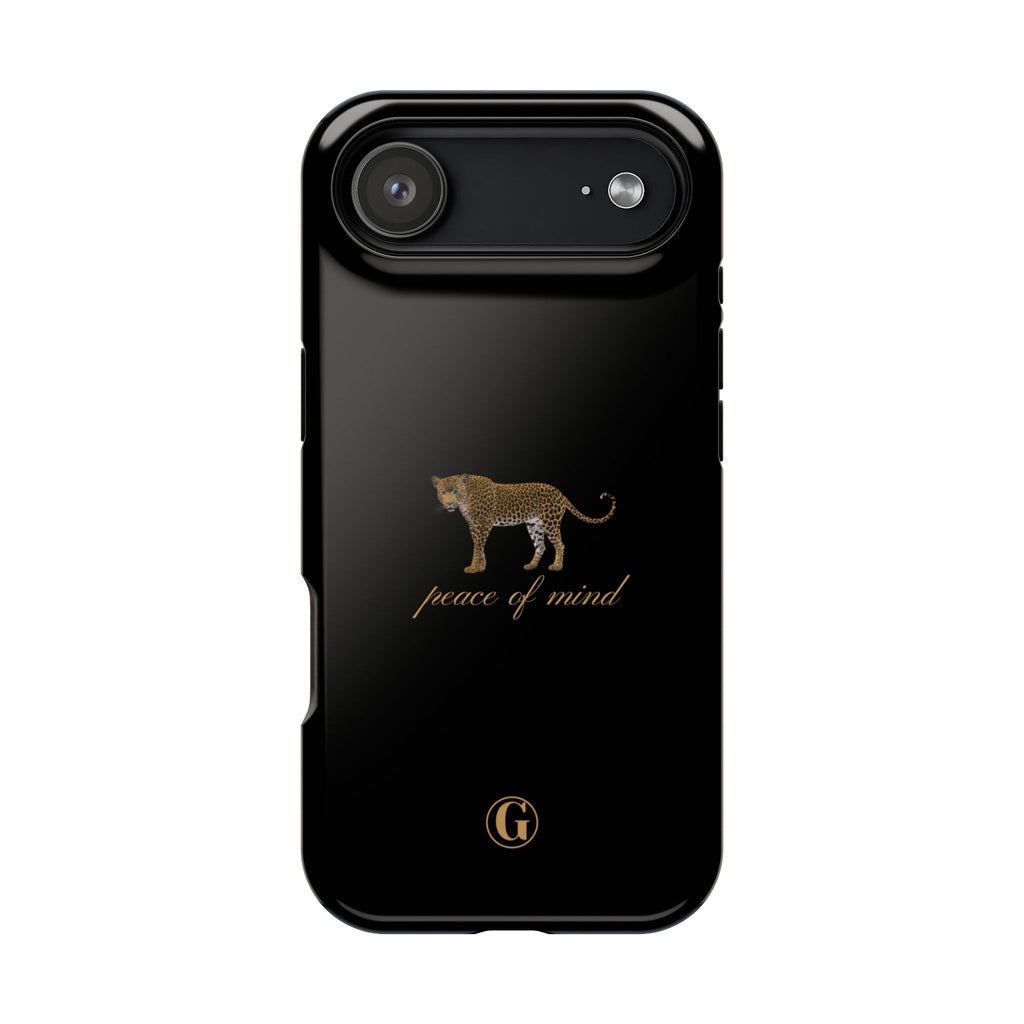 Black 'Peace of Mind' Panther Phone Case