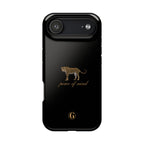 Black 'Peace of Mind' Panther Phone Case