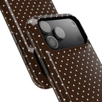 Brown Polka Dots Phone Case