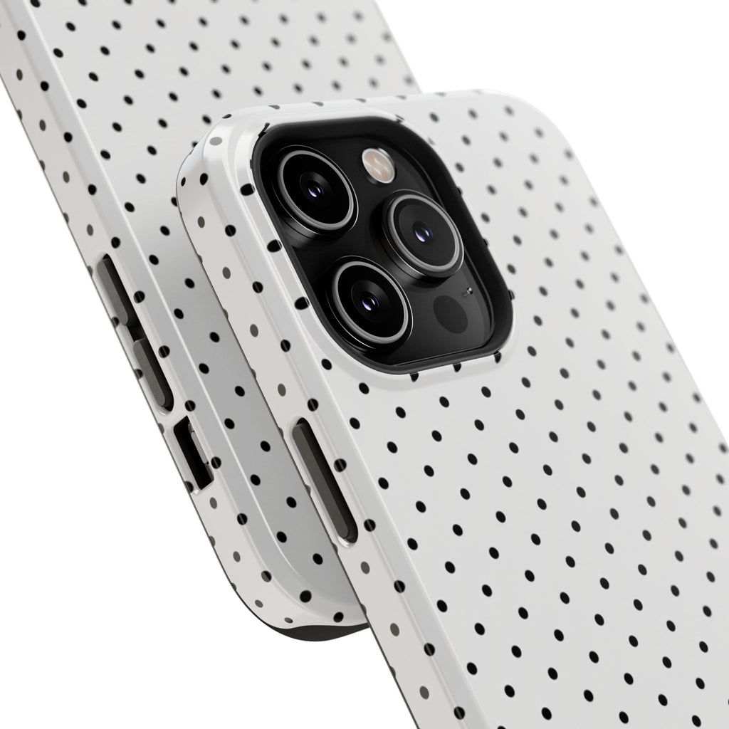 White Polka Dots Phone Case