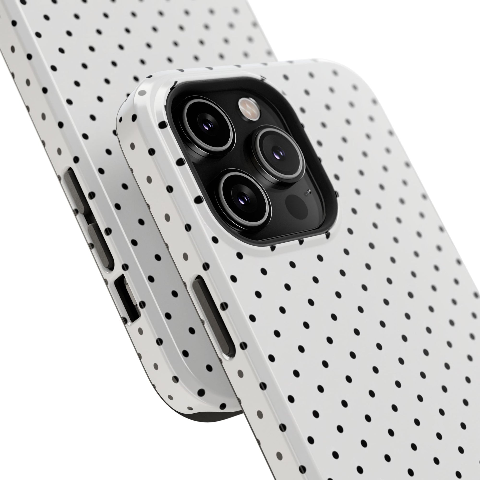 White Polka Dots Phone Case