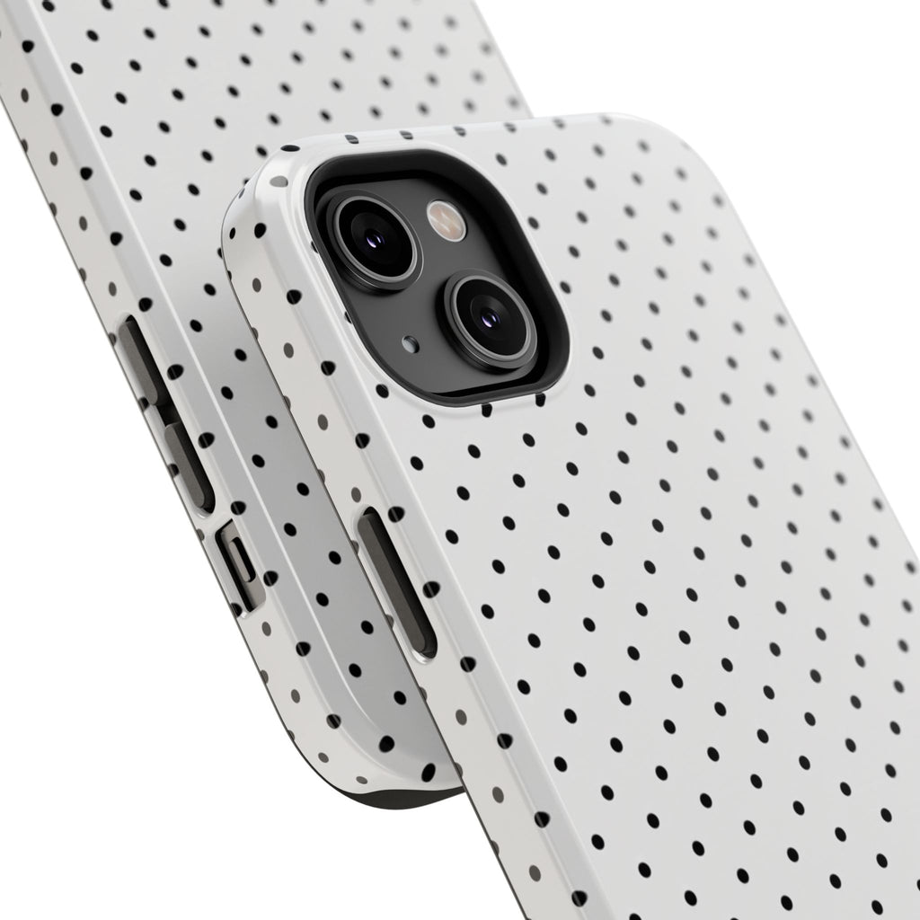 White Polka Dots Phone Case
