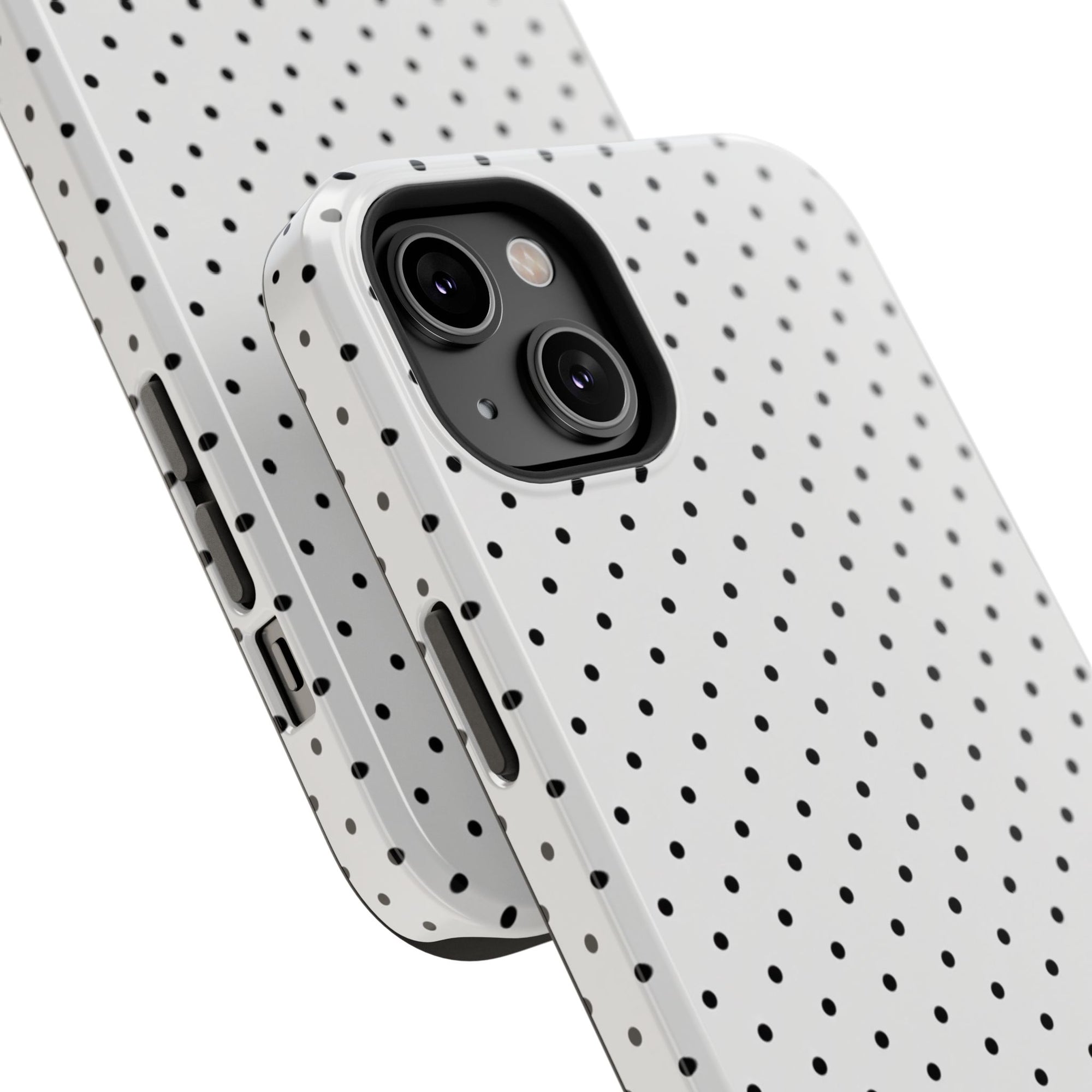 White Polka Dots Phone Case