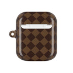 Brown Checkmate AirPod Case