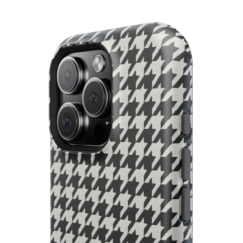 Houndstooth Print Phone Case