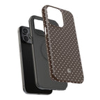 Brown Polka Dots Phone Case