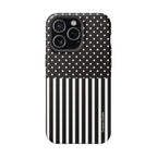 B&W Polka Dots x Stripes Phone Case