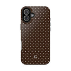 Brown Polka Dots Phone Case