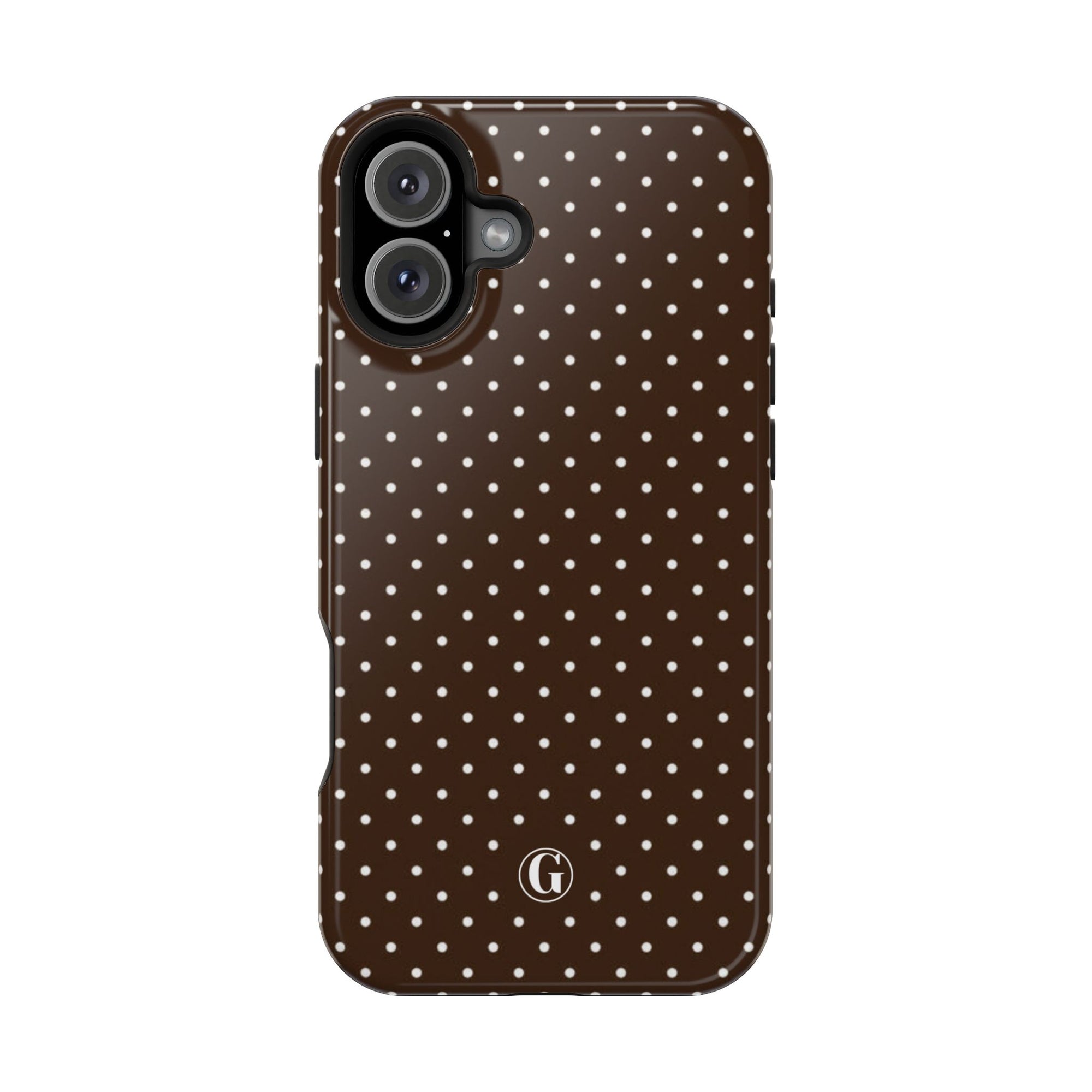 Brown Polka Dots Phone Case