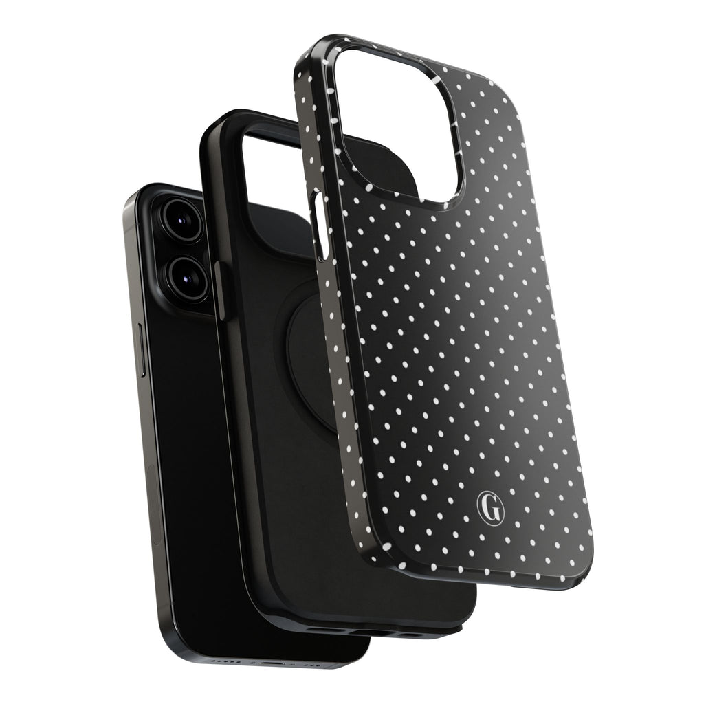 Black Polka Dots Phone Case
