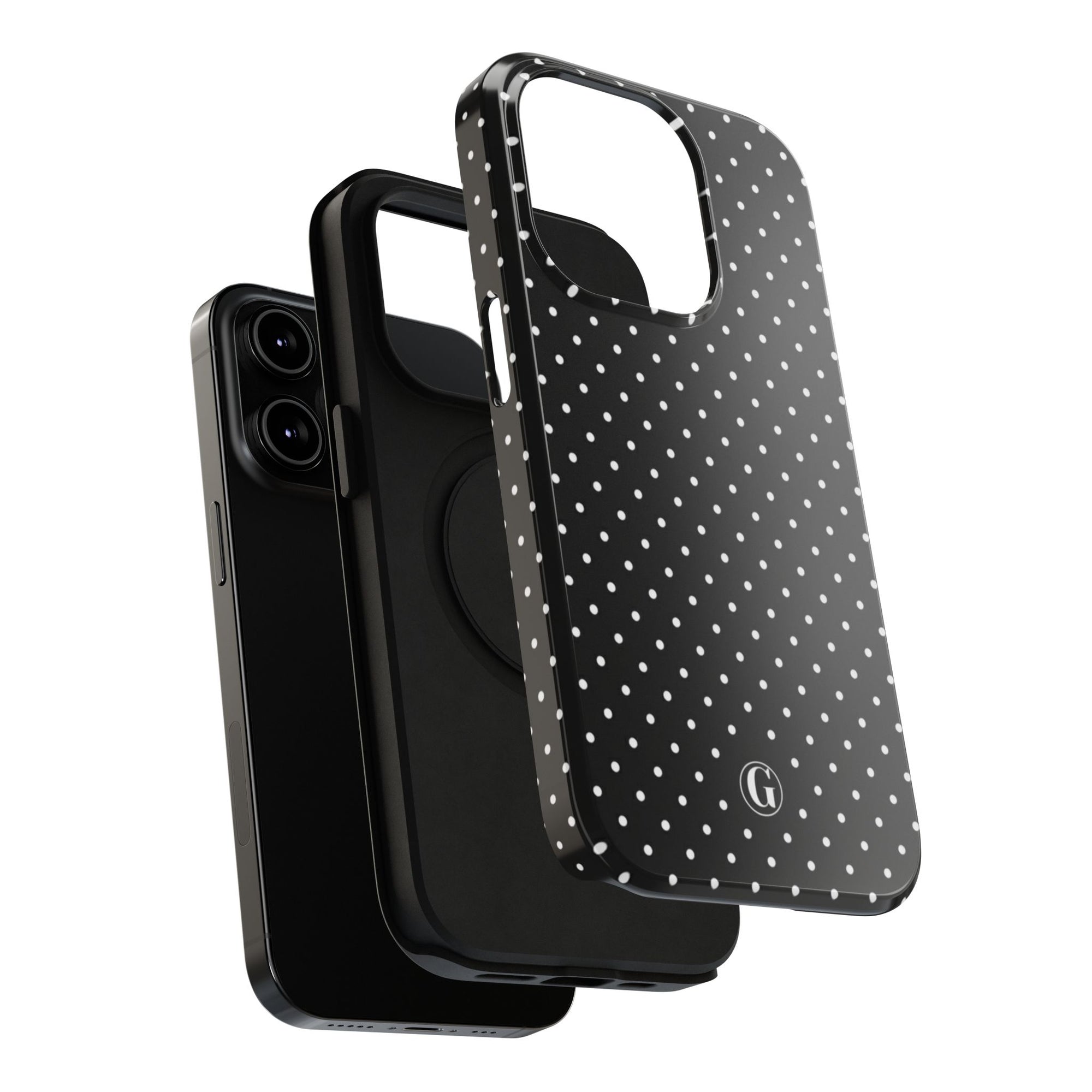 Black Polka Dots Phone Case