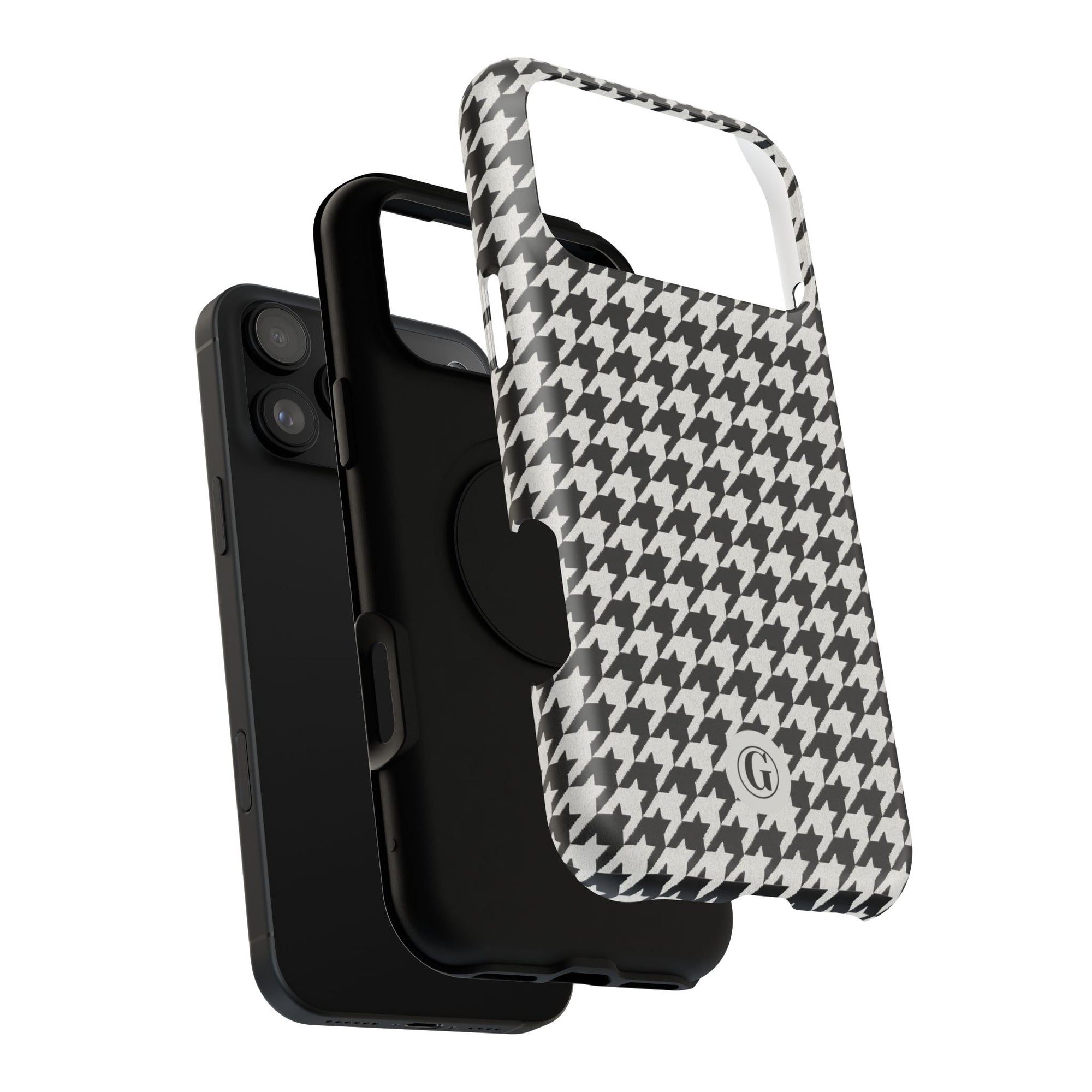 Houndstooth Print Phone Case