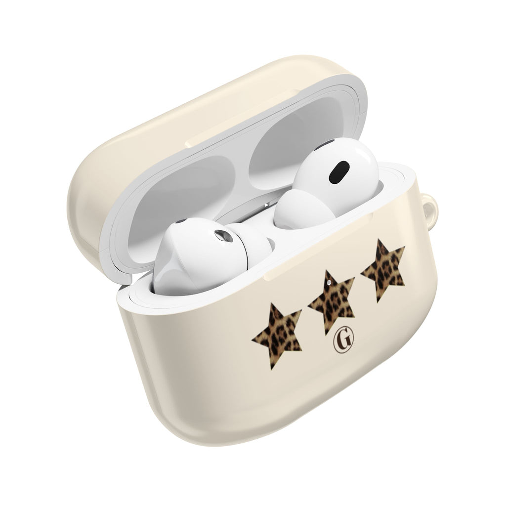 Leopard Print Stars AirPod Case