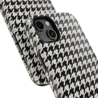 Houndstooth Print Phone Case