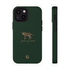 Emerald Green 'Peace of Mind' Panther Phone Case
