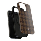 Brown Checkmate Phone Case