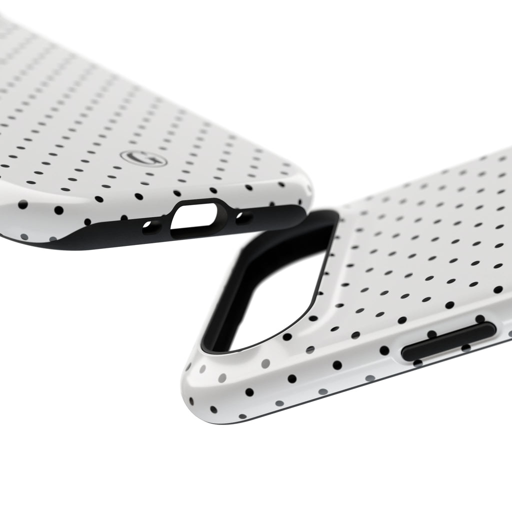 White Polka Dots Phone Case