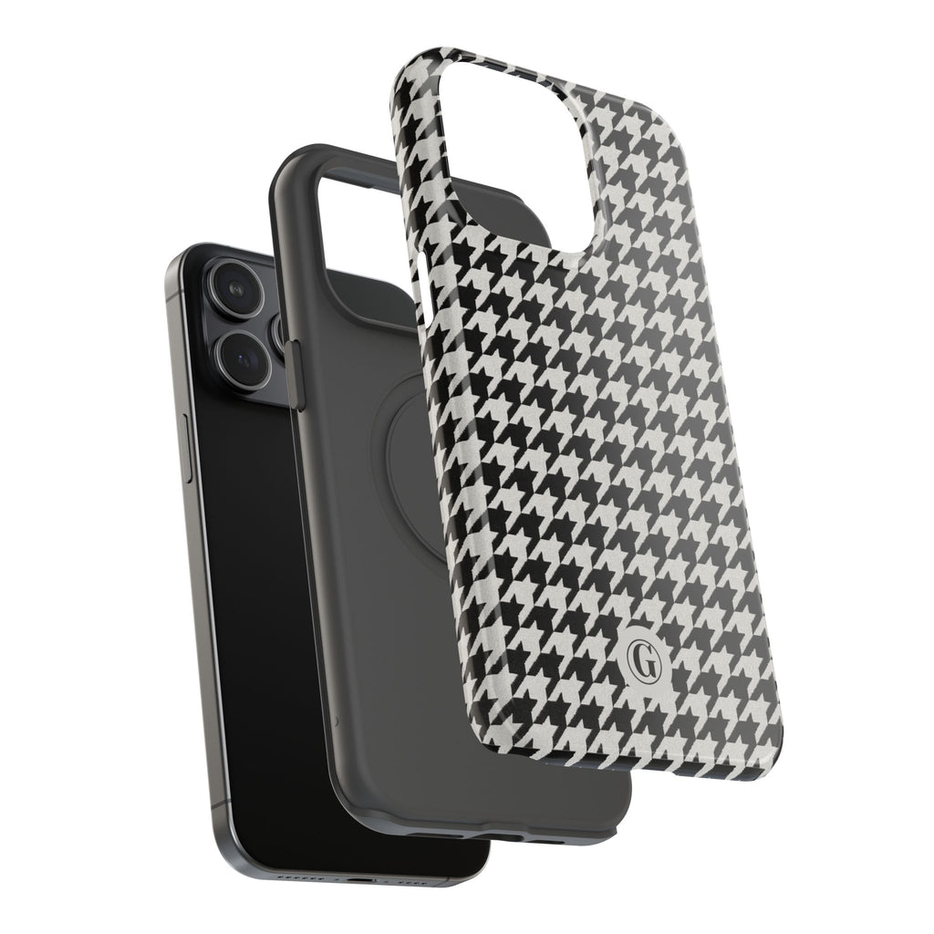 Houndstooth Print Phone Case