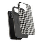 Houndstooth Print Phone Case