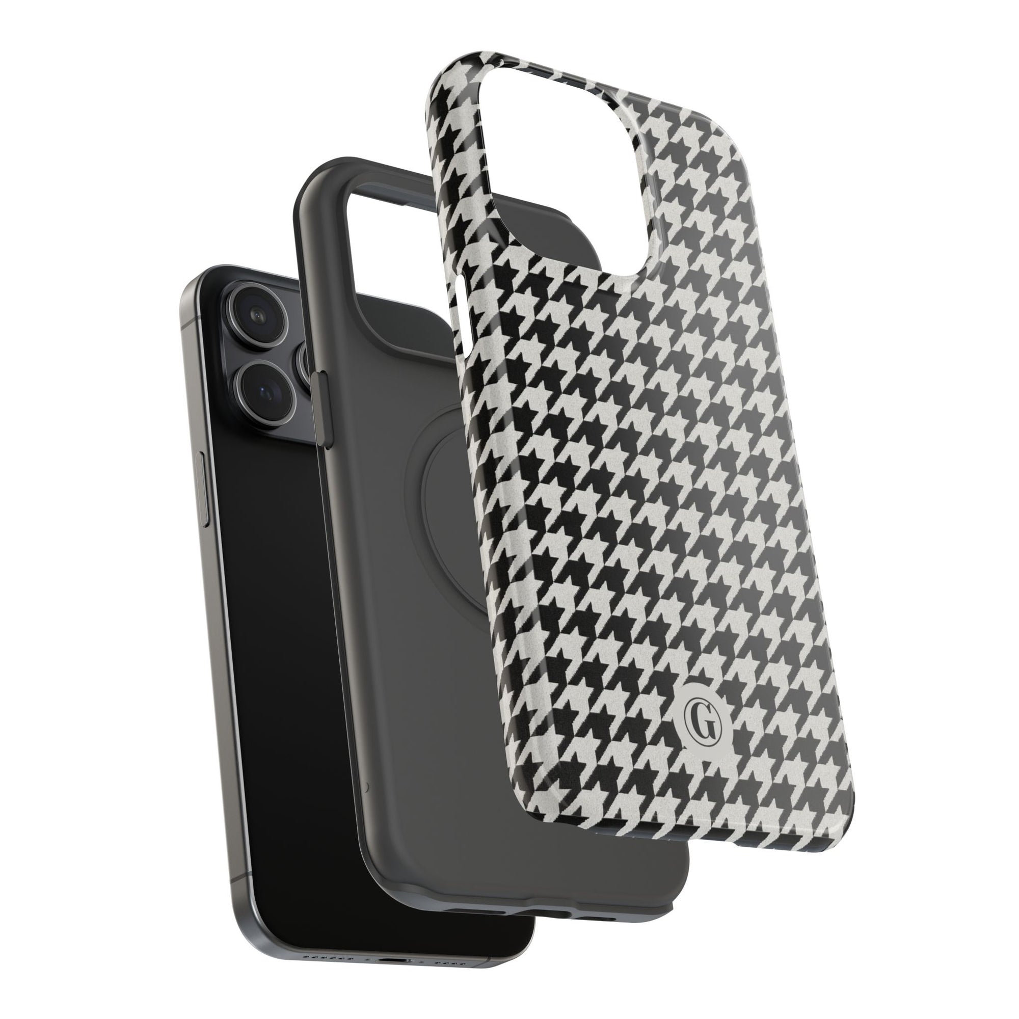 Houndstooth Print Phone Case