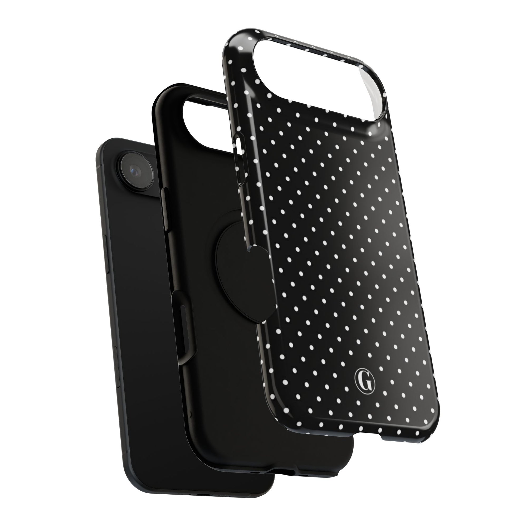 Black Polka Dots Phone Case