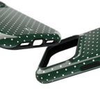 Emerald Green Polka Dots Phone Case