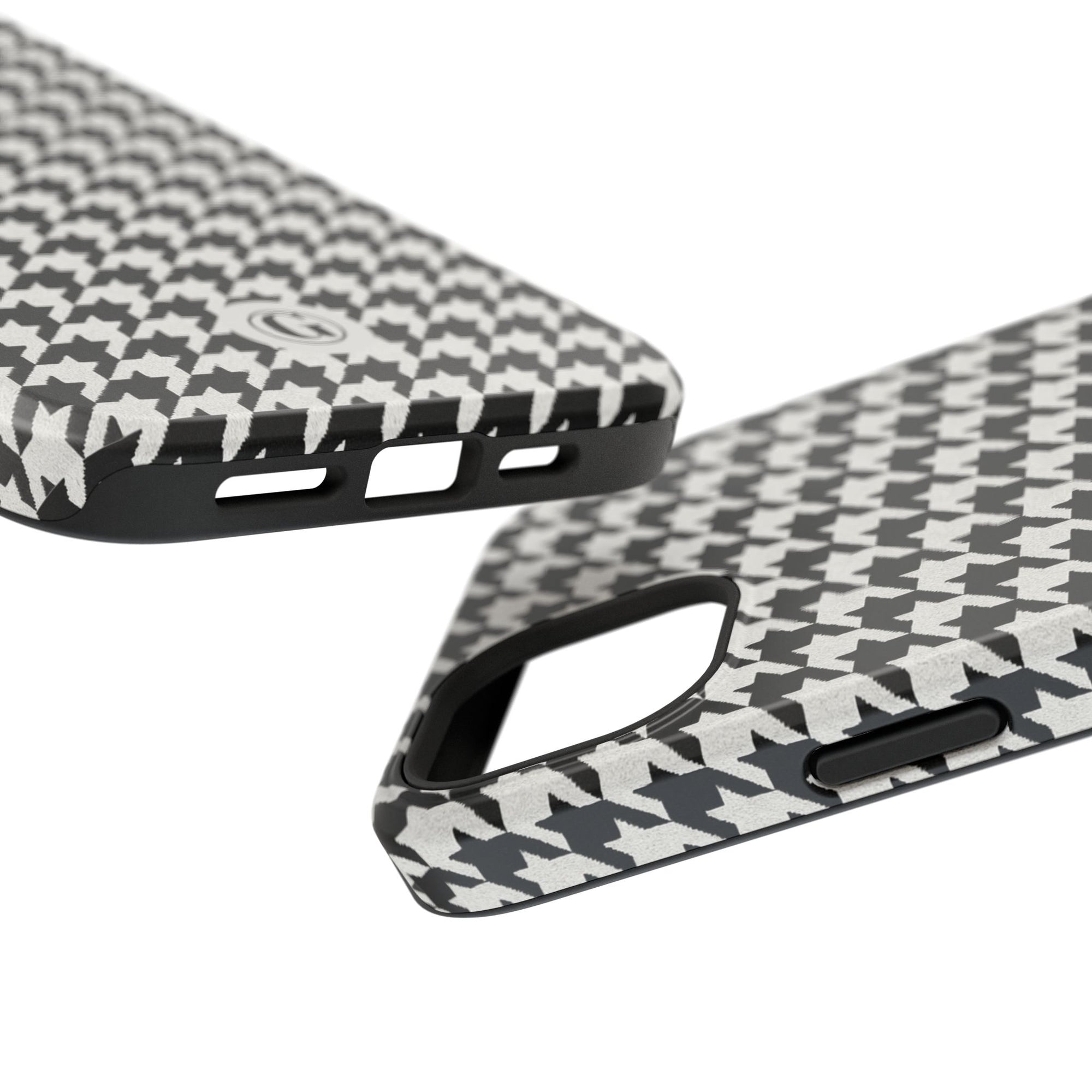 Houndstooth Print Phone Case