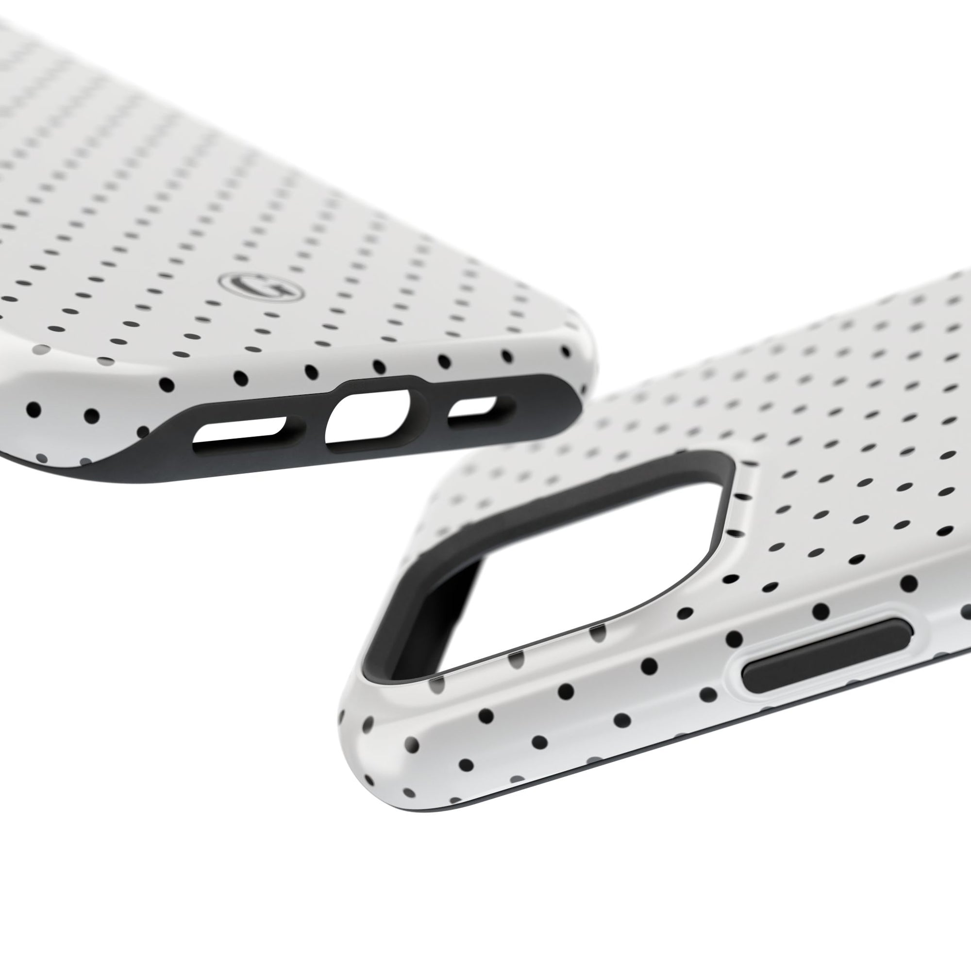 White Polka Dots Phone Case