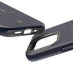 Navy Blue 'Peace of Mind' Panther Phone Case